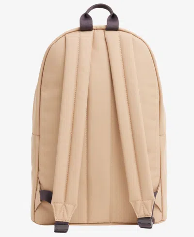 Lacoste Unisex Logo Patch Backpack In Brown