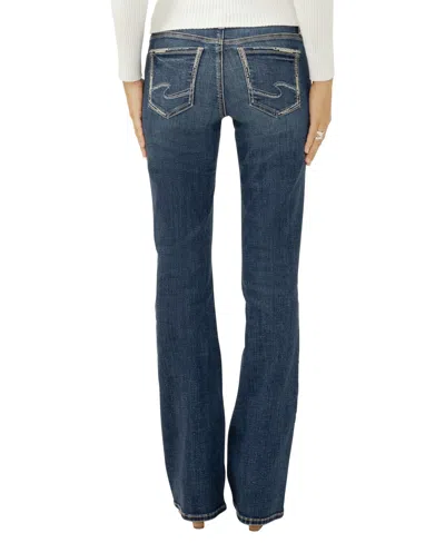 Silver Jeans Co. Elyse Mid Rise Bootcut Jeans In Blue