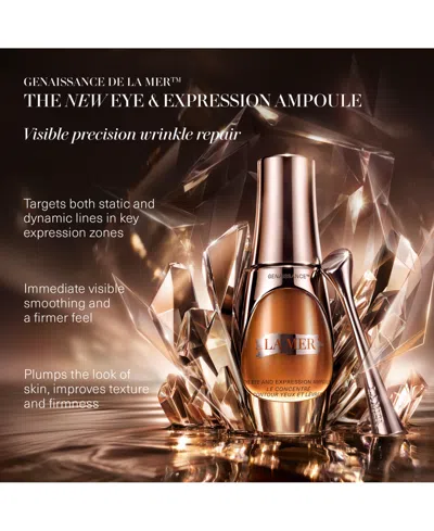 La Mer Genaissance De  The Eye And Expression Ampoule, 0.67 Oz. In Transparent