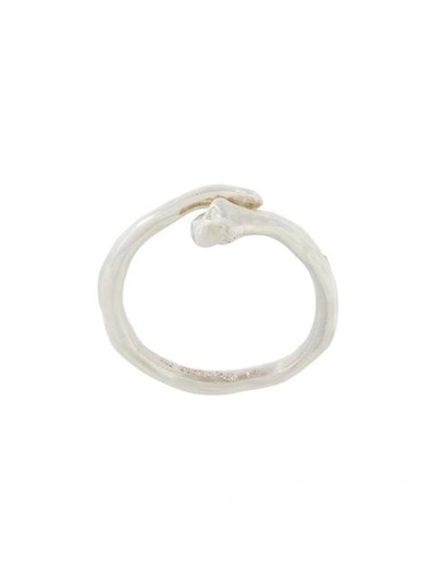 Shop Rosa Maria 'penna' Ring In Metallic