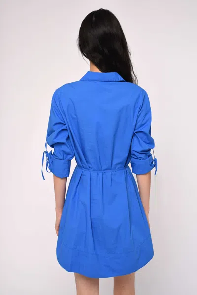 Love The Label Shannon Mini Dress In Blue