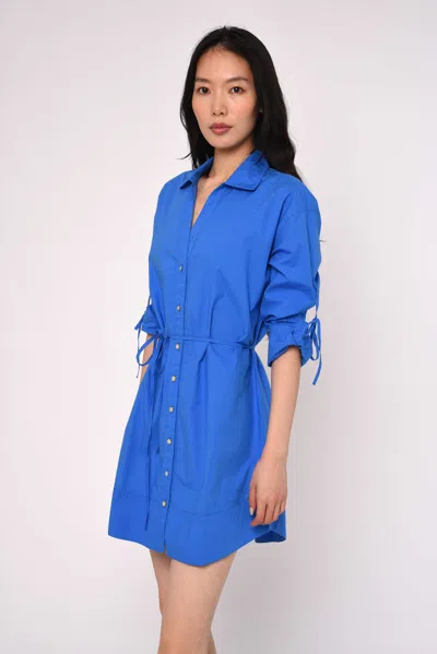Love The Label Shannon Mini Dress In Blue