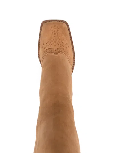 Ermanno Scervino Brogue-detail Boots In Multi