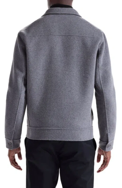 Bugatchi Felted Wool Blend Jacket In Gray