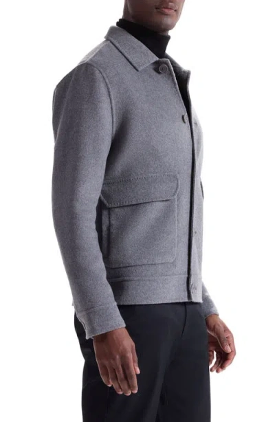 Bugatchi Felted Wool Blend Jacket In Gray