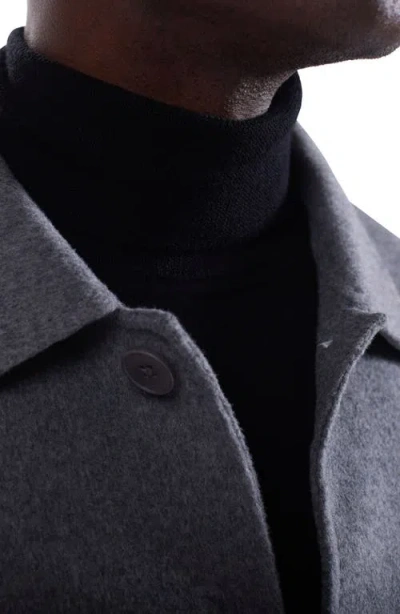 Bugatchi Felted Wool Blend Jacket In Gray