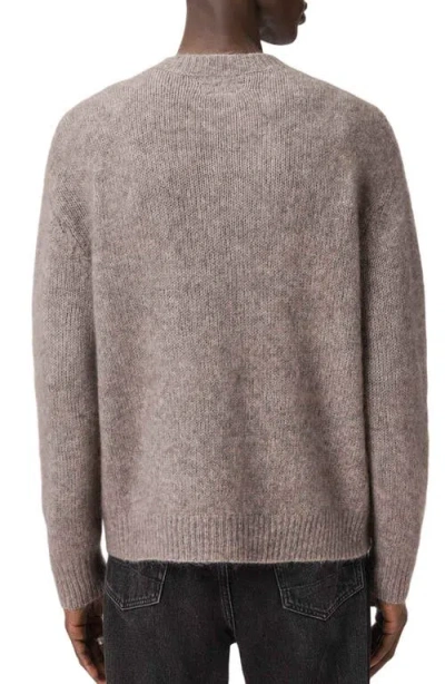 Allsaints Coby Oversized Cardigan In Brown