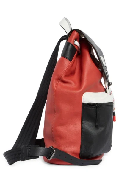 Longchamp 3d Colorblock Backpack In Brown