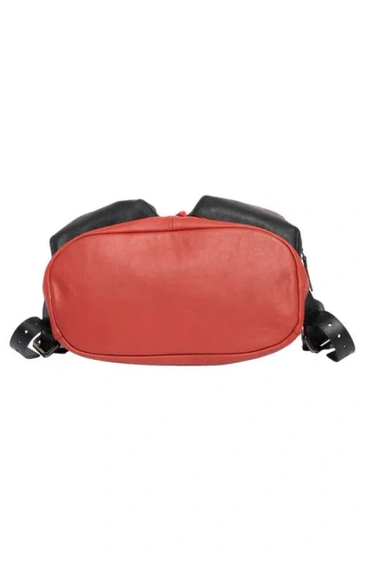 Longchamp 3d Colorblock Backpack In Brown