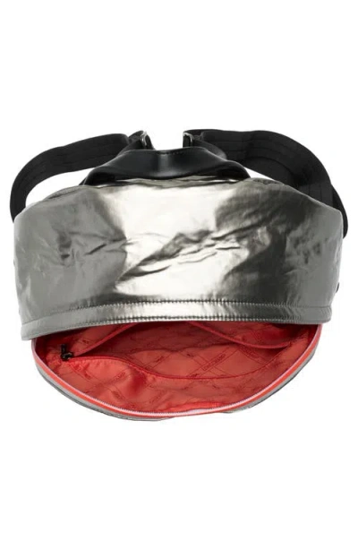 Longchamp Astro Backpack In Silver