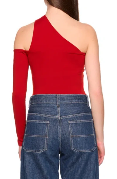 Susana Monaco One Shoulder Strap Top In Multi