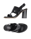 Tod's Sandals In Black
