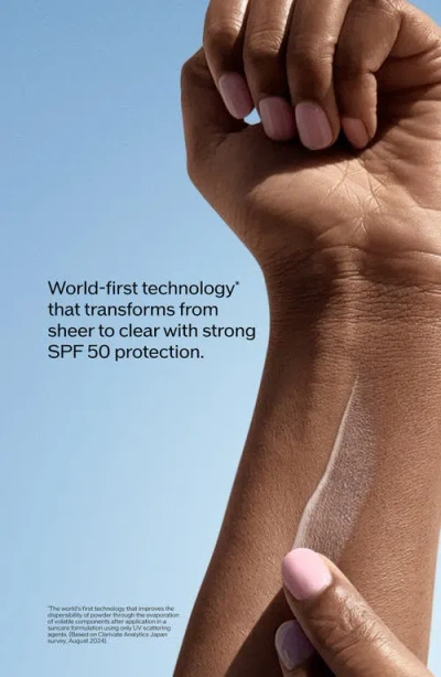 Shiseido Urban Environment Mineral Clear Sunscreen Spf 50 In White
