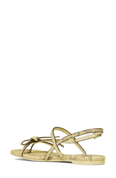 Kate Spade New York Loop Metallic Ankle Strap Sandal In Gold