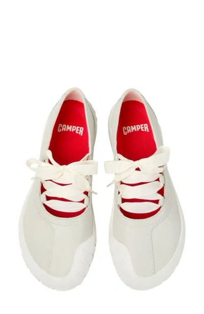 Camper Peu Path Ballet Sneaker In White