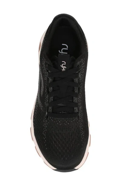 Ryka Devotion Stride Lx Walking Shoe In Black