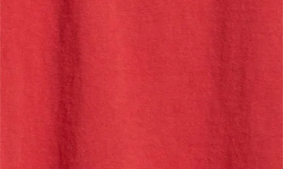 Vans Flame Face Embroidered Ringer T-shirt In Red