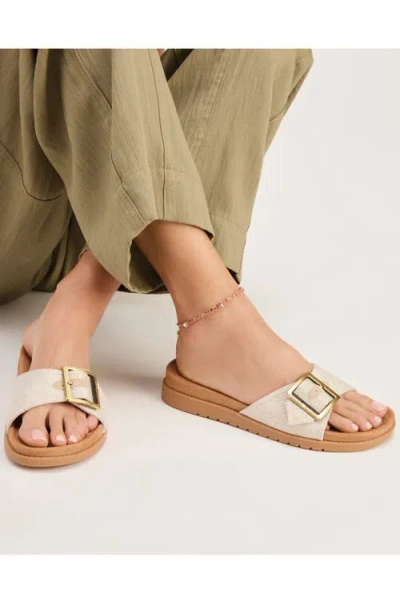 Toms Marin Slide Sandal In Gray