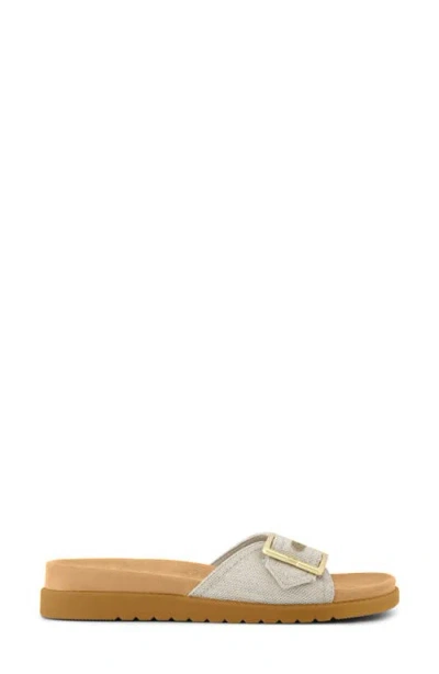 Toms Marin Slide Sandal In Gray