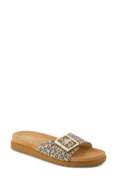 Toms Women's Marin Slide Sandal Leopard Print In Multi