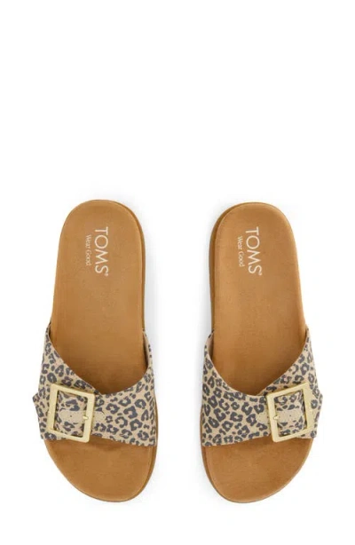 Toms Women's Marin Slide Sandal Leopard Print In Multi