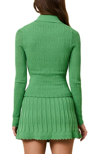 Solid & Striped The Debra Knit Sweater In Green