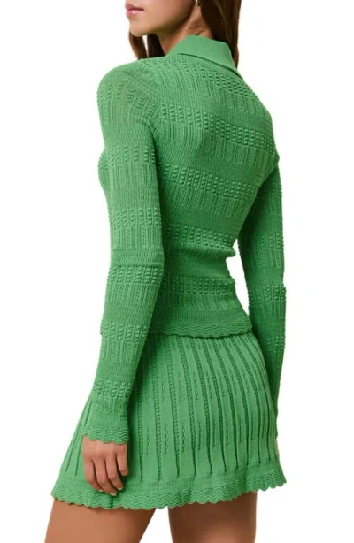 Solid & Striped The Debra Knit Sweater In Green