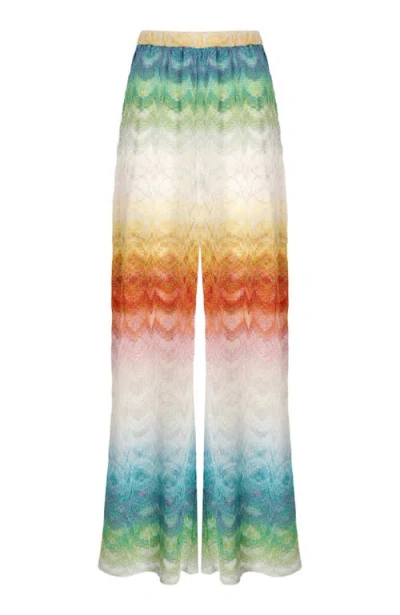 Missoni Cover-up Trousers In Shaded Lame Viscose In Multi