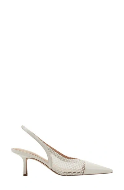 Marc Fisher Ltd Gipsi Pointed Toe Slingback Pump In White