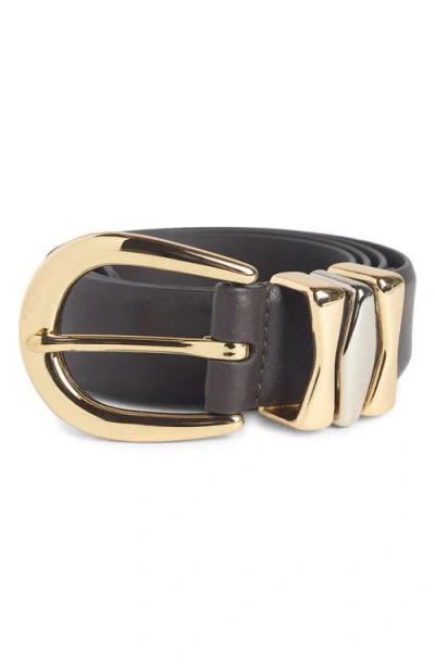 Favorite Daughter The William Split Decision Leather Belt In Pattern