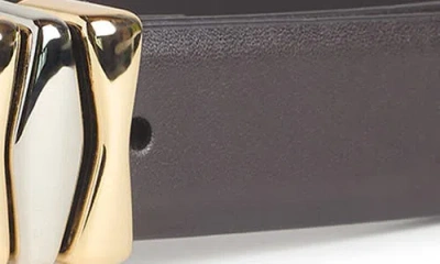 Favorite Daughter The William Split Decision Leather Belt In Pattern