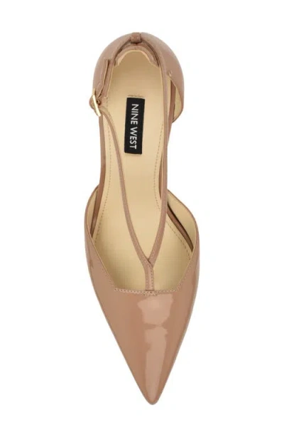 Nine West Collae Pointed Toe Pump In Brown