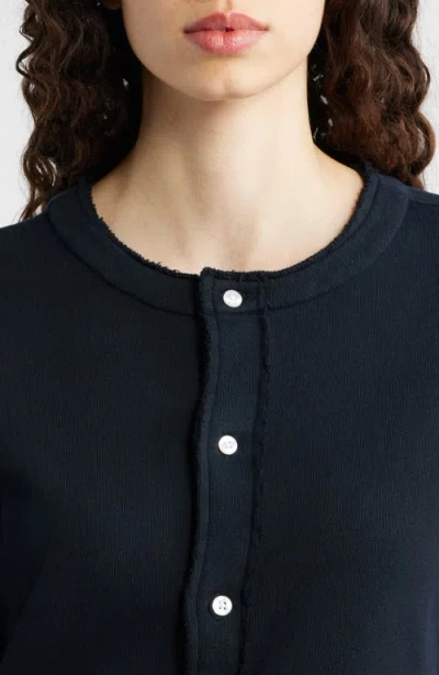 Frank & Eileen Jackie Button Front Cardigan In Blue