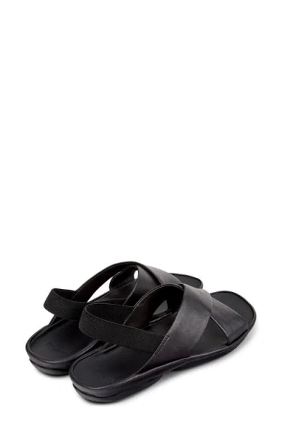 Camper Right Isla Crossover-strap Sandals In Black