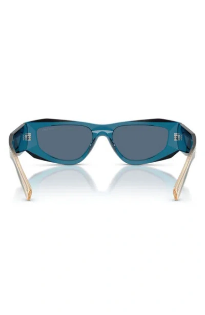 Prada 0pr B19s Angular Acetate Sunglasses In Neutral