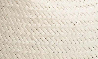 Rag & Bone Packable Straw Fedora In Gray