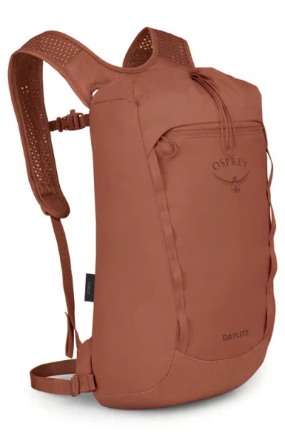 Osprey Daylite Cinch Backpack In Brown