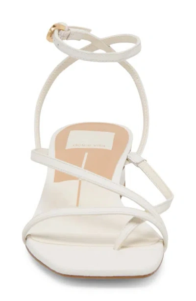 Dolce Vita Karlos Sandals Bone Leather In White