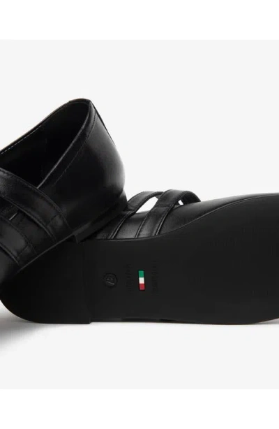 Nerogiardini Double Strap Ballet Flat In Black