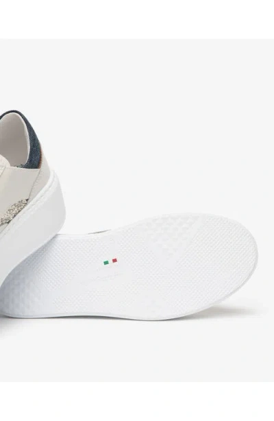 Nerogiardini Side Zip Platform Sneaker In Neutral