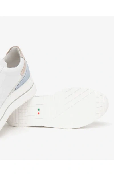 Nerogiardini Side Zip Wedge Sneaker In White