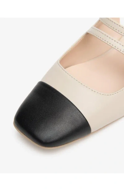 Nerogiardini Slingback Cap Toe Pump In Neutral