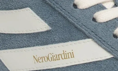 Nerogiardini Low Top Retro Sneaker In Blue