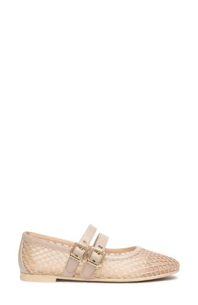 Nerogiardini Mesh Ballet Flat In Neutral