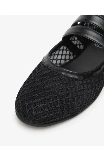 Nerogiardini Mesh Ballet Flat In Black