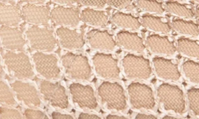 Nerogiardini Mesh Ballet Flat In Neutral