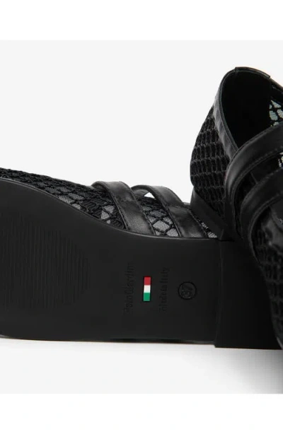 Nerogiardini Mesh Ballet Flat In Black