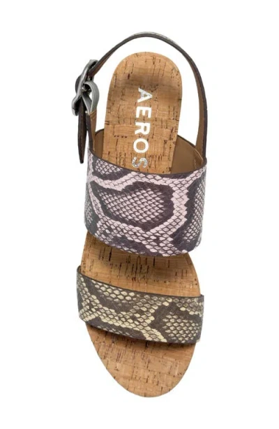 Aerosoles Camera Platform Sandal In Multi