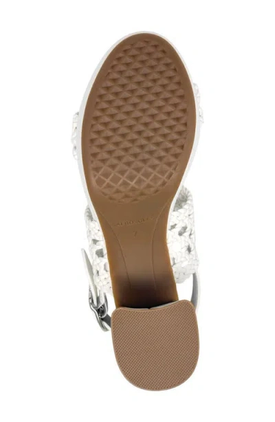 Aerosoles Camera Platform Sandal In White