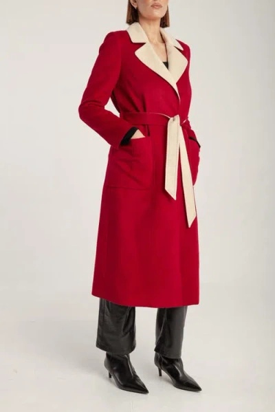 1982 Cashmere Belted Wrap Coat